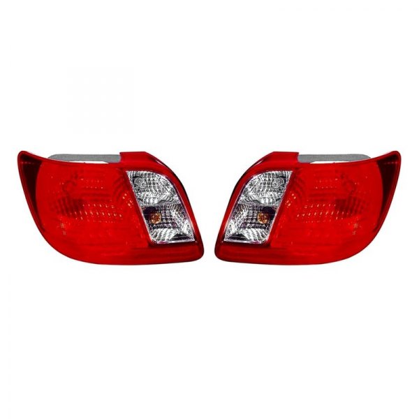 DIY Solutions® - Driver and Passenger Side Replacement Tail Lights, Kia Rio