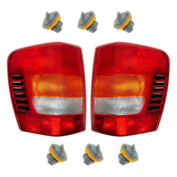 DIY Solutions® - Driver and Passenger Side Replacement Tail Lights, Jeep Grand Cherokee
