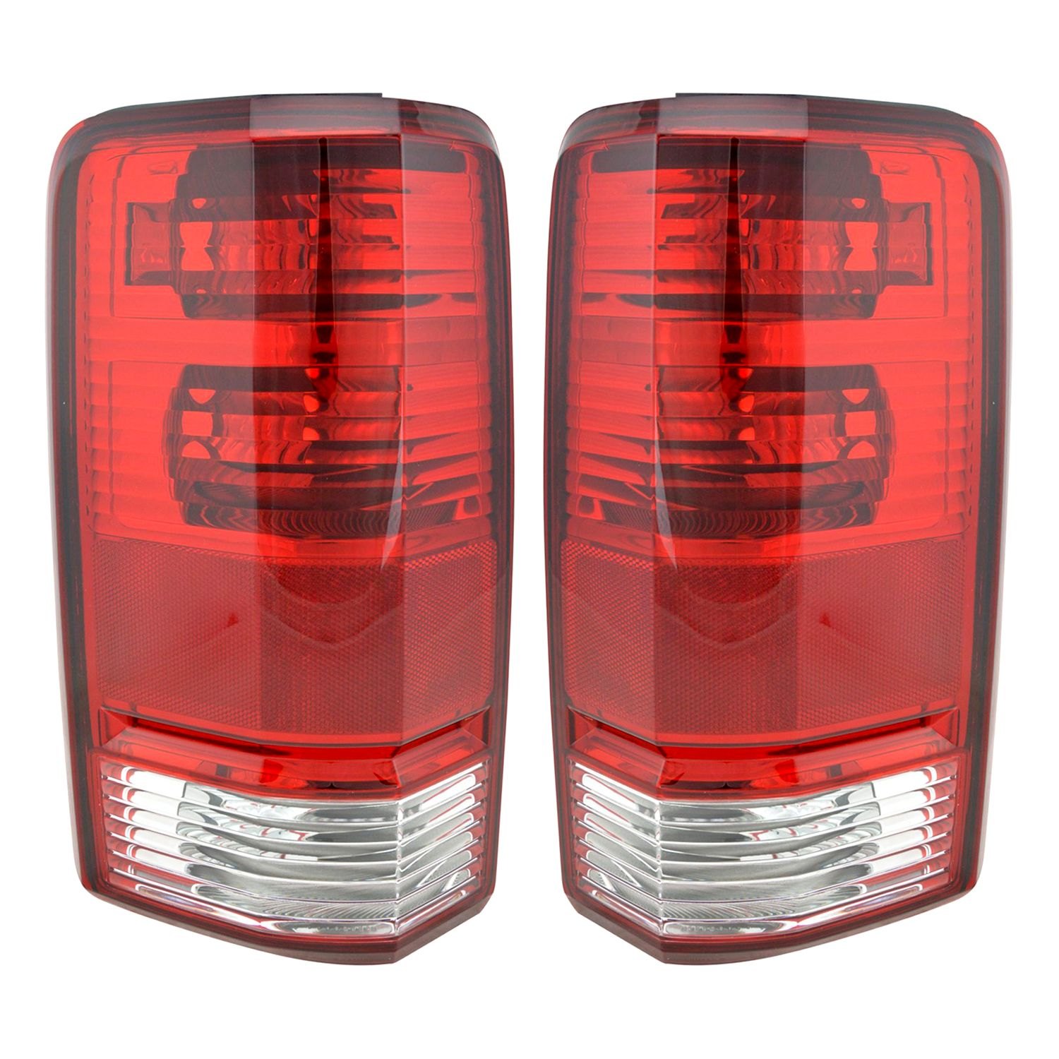 Diy Solutions® Lht07682 Driver And Passenger Side Replacement Tail Lights 