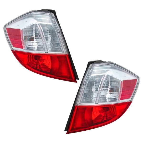 DIY Solutions® - Driver and Passenger Side Replacement Tail Lights, Honda Fit