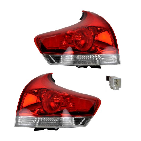 DIY Solutions® - Driver and Passenger Side Outer Replacement Tail Lights, Toyota Venza