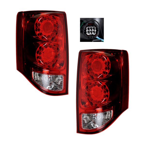 DIY Solutions® - Driver and Passenger Side Replacement Tail Lights, Dodge Grand Caravan
