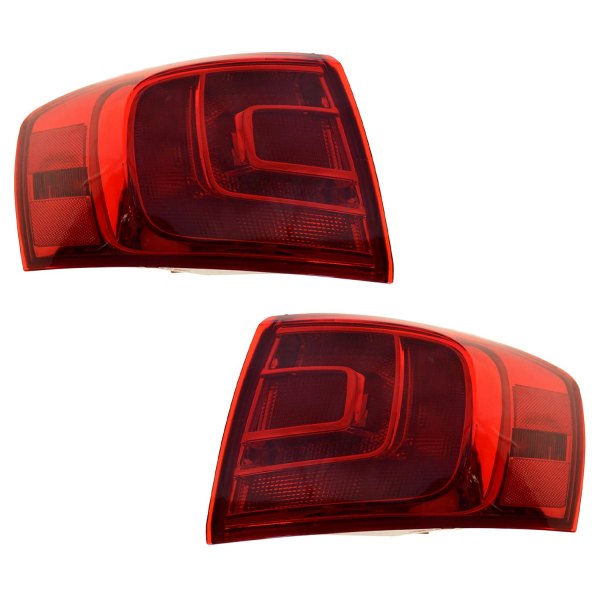 DIY Solutions® - Driver and Passenger Side Outer Replacement Tail Lights, Volkswagen Jetta