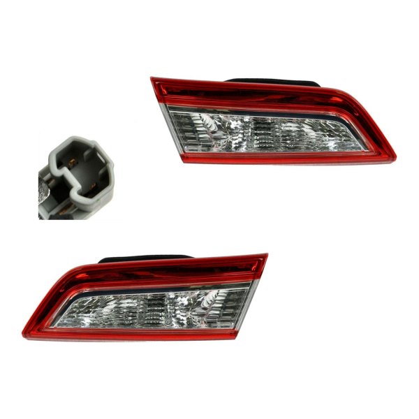 DIY Solutions® - Driver and Passenger Side Inner Replacement Tail Lights, Toyota Camry