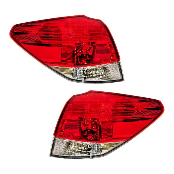 DIY Solutions® - Driver and Passenger Side Outer Replacement Tail Lights, Subaru Outback