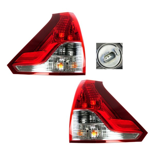 DIY Solutions® - Driver and Passenger Side Lower Replacement Tail Lights, Honda CR-V