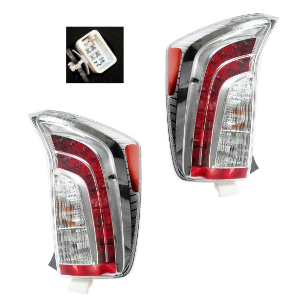 DIY Solutions® - Driver and Passenger Side Replacement Tail Lights, Toyota Prius