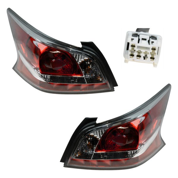 DIY Solutions® - Driver and Passenger Side Replacement Tail Lights, Nissan Altima