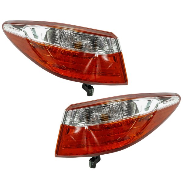 DIY Solutions® - Driver and Passenger Side Outer Replacement Tail Lights, Toyota Camry