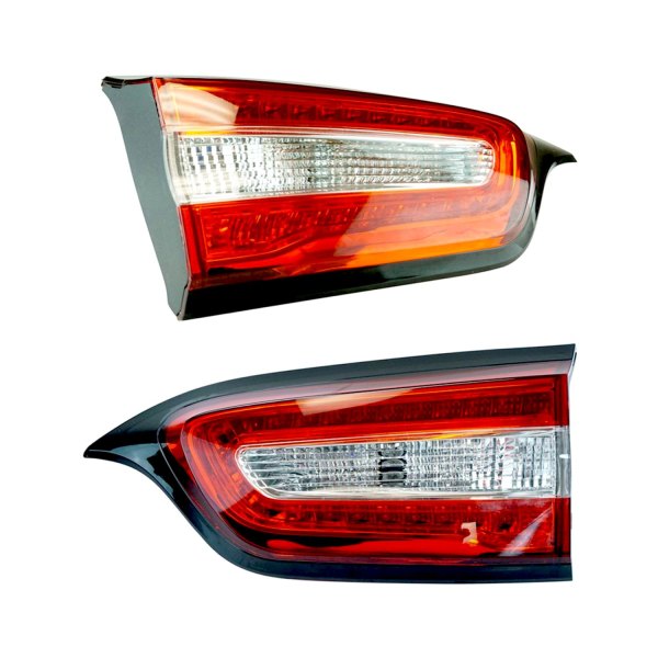 DIY Solutions® - Driver and Passenger Side Inner Replacement Tail Lights, Jeep Cherokee