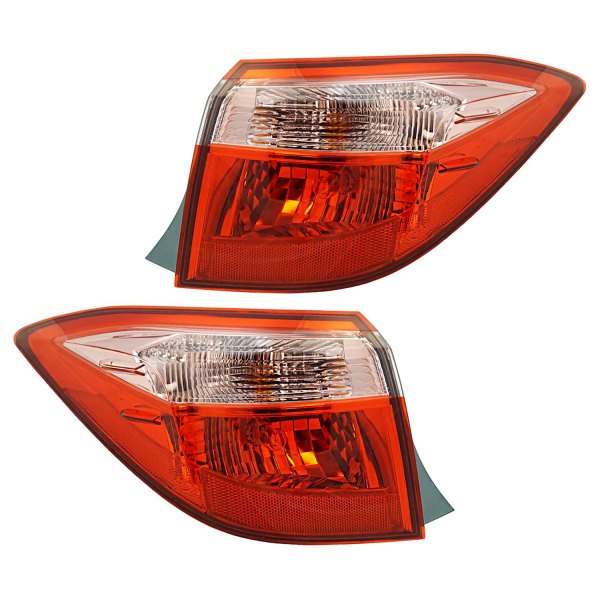 DIY Solutions® - Driver and Passenger Side Replacement Tail Lights, Toyota Corolla