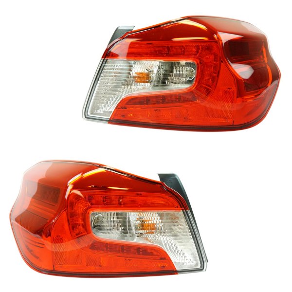 DIY Solutions® - Driver and Passenger Side Replacement Tail Lights, Subaru WRX