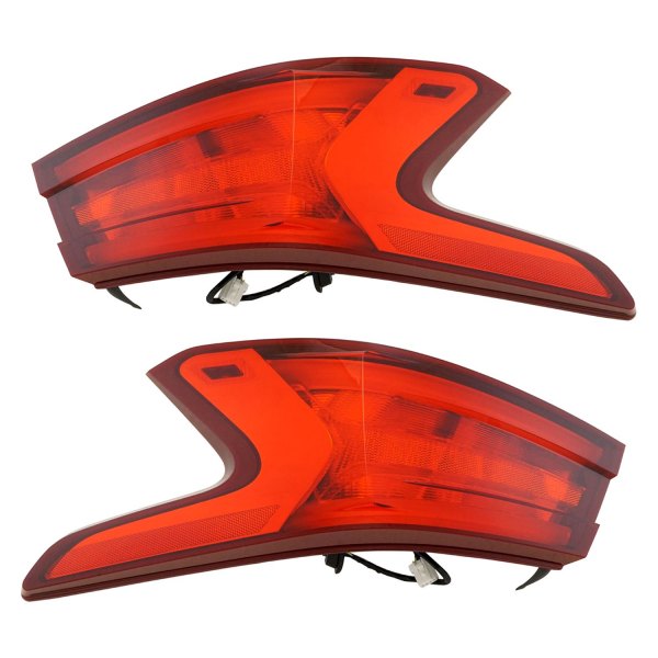 DIY Solutions® - Driver and Passenger Side Outer Replacement Tail Lights, Nissan Maxima