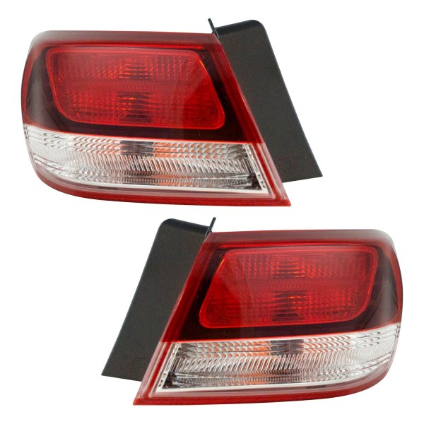 DIY Solutions® - Driver and Passenger Side Outer Replacement Tail Lights, Kia Optima
