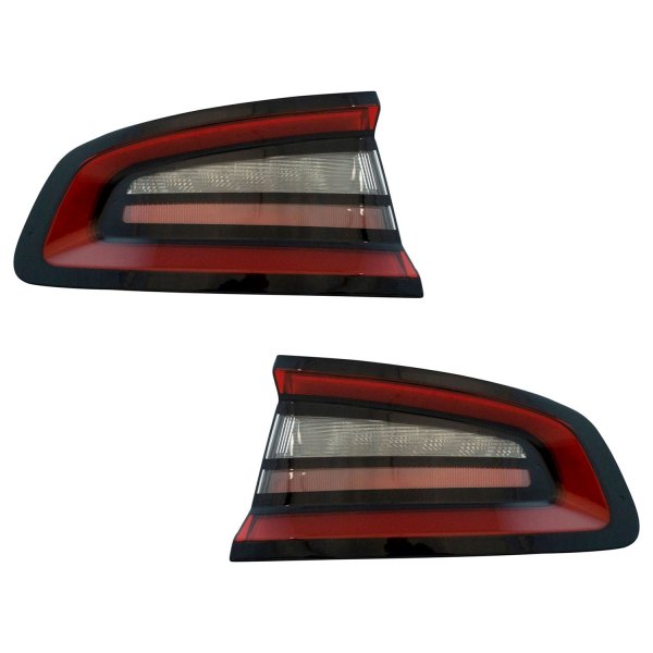 DIY Solutions® - Driver and Passenger Side Outer Replacement Tail Lights, Dodge Charger