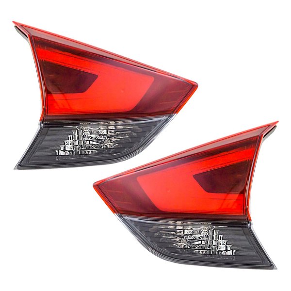DIY Solutions® - Driver and Passenger Side Inner Replacement Tail Lights, Nissan Rogue