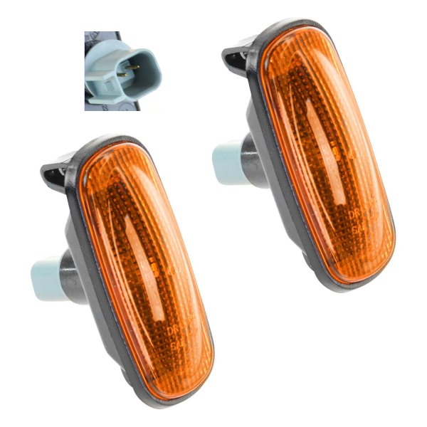 DIY Solutions® - Rear Driver and Passenger Side Replacement Side Marker Lights