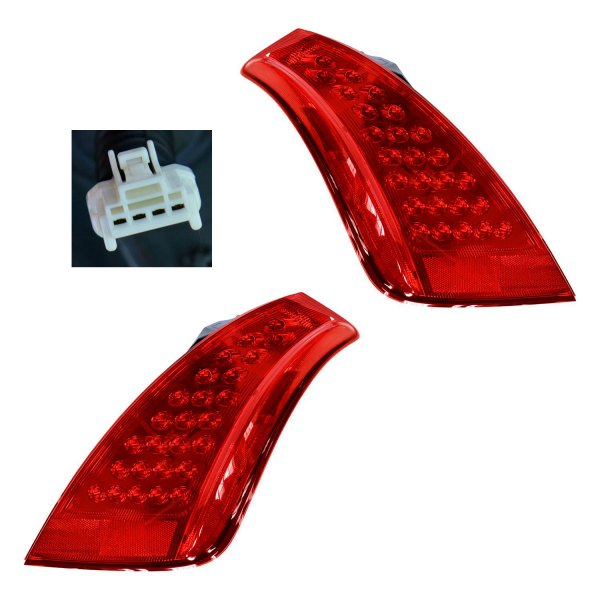 DIY Solutions® - Driver and Passenger Side Replacement Tail Lights, Nissan Murano