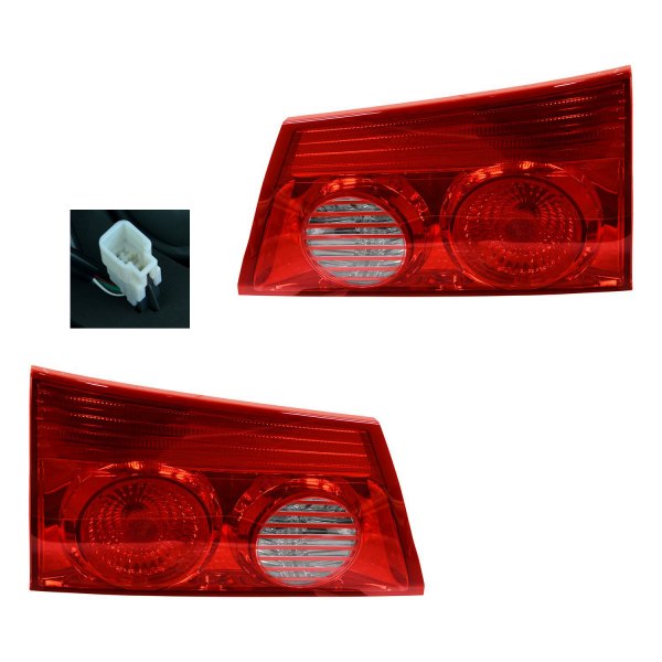 DIY Solutions® - Driver and Passenger Side Inner Replacement Tail Lights, Toyota Sienna