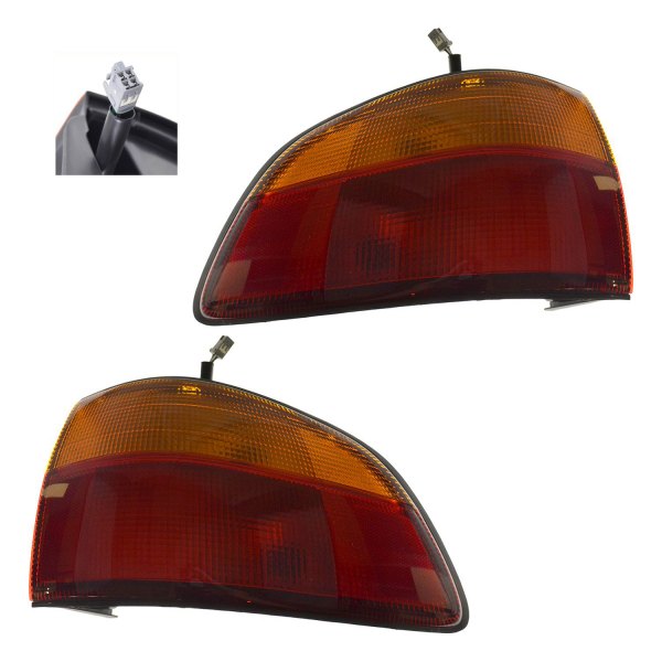 DIY Solutions® - Driver and Passenger Side Outer Replacement Tail Lights, Toyota Sienna