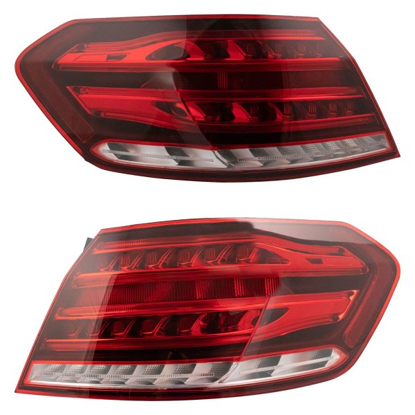 DIY Solutions® - Driver and Passenger Side Outer Replacement Tail Lights, Mercedes E Class
