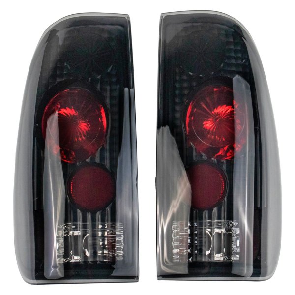 DIY Solutions® - Black Red/Smoke Euro Tail Lights