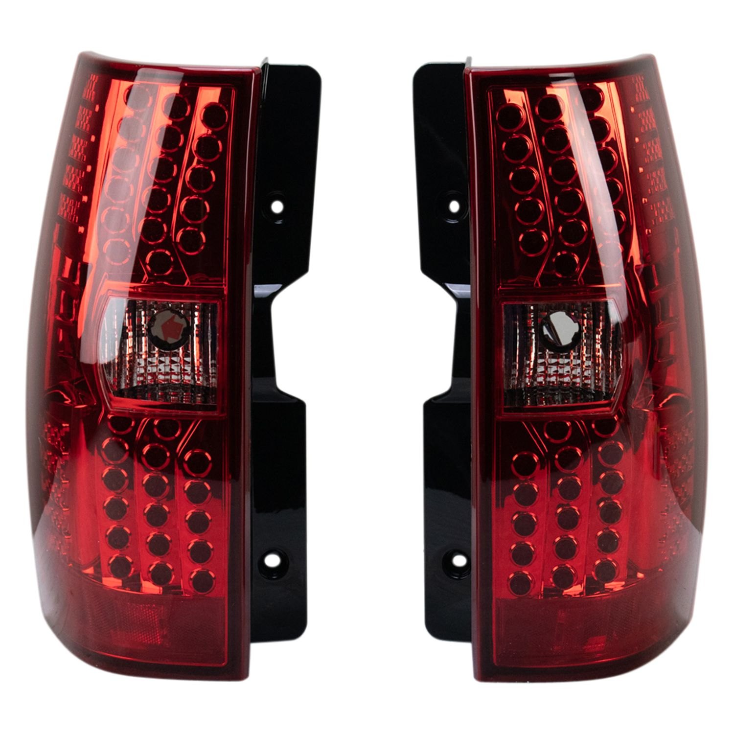 DIY Solutions® LHT10197 Chrome/Red LED Tail Lights