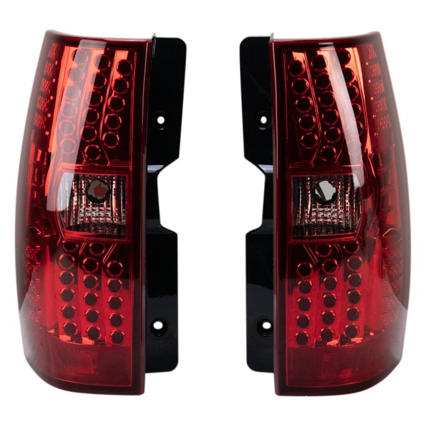 DIY Solutions® - Chrome/Red LED Tail Lights