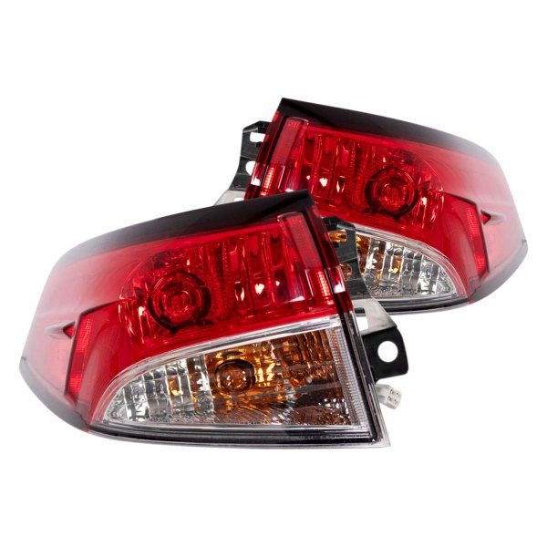 DIY Solutions® - Driver and Passenger Side Inner Replacement Tail Lights, Toyota Corolla