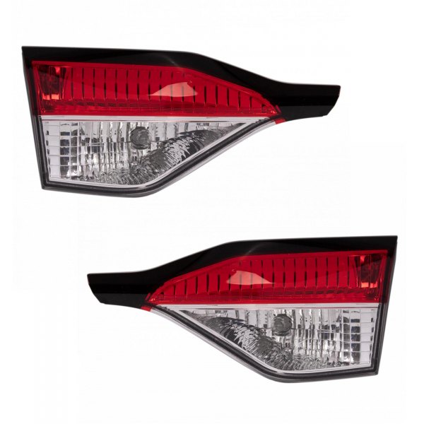 DIY Solutions® - Driver and Passenger Side Outer Replacement Tail Lights, Toyota Corolla