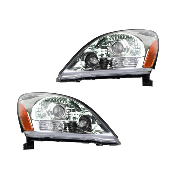 DIY Solutions® - Driver and Passenger Side Chrome Headlights