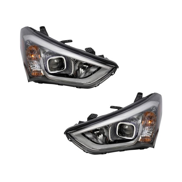 DIY Solutions® - Driver and Passenger Side Black Headlights