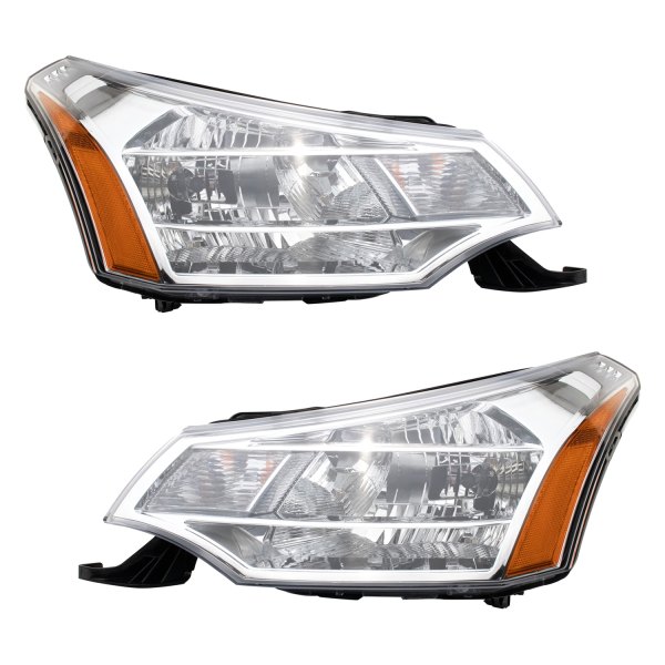 DIY Solutions® - Driver and Passenger Side Chrome Headlights