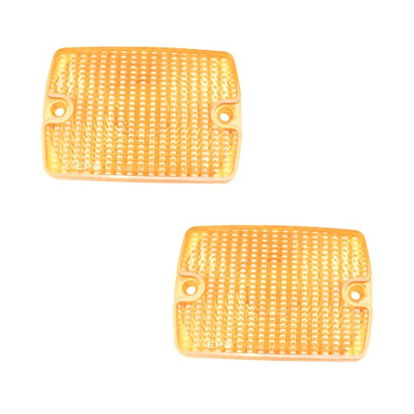 DIY Solutions® - Driver and Passenger Side Replacement Turn Signal/Parking Light Lenses