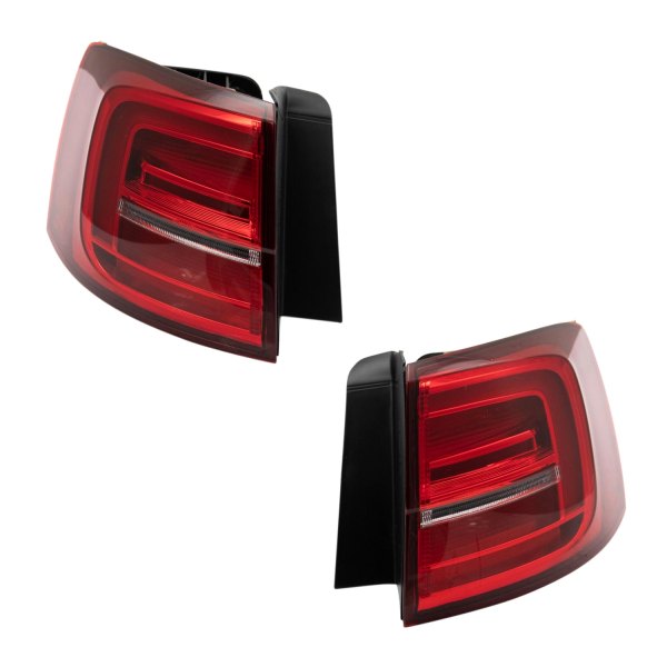 DIY Solutions® - Driver and Passenger Side Outer Replacement Tail Lights, Volkswagen Jetta