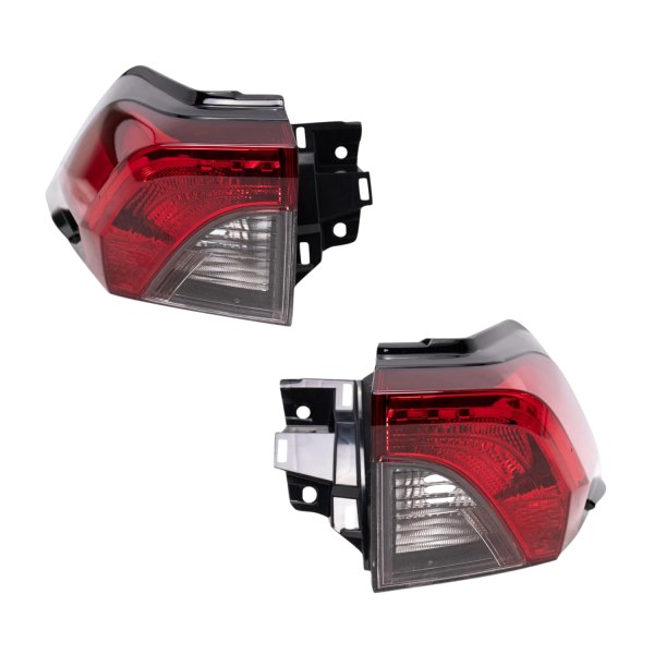 DIY Solutions® - Driver and Passenger Side Outer Replacement Tail Lights, Toyota RAV4