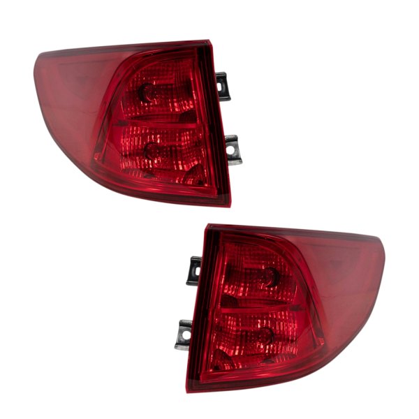 DIY Solutions® - Driver and Passenger Side Outer Replacement Tail Lights, Honda Odyssey