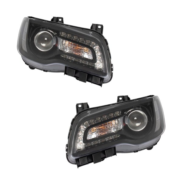 DIY Solutions® - Driver and Passenger Side Black Headlights