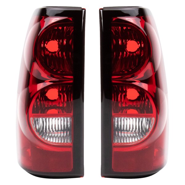 DIY Solutions® - Driver and Passenger Side Replacement Tail Lights, Chevy Silverado 1500