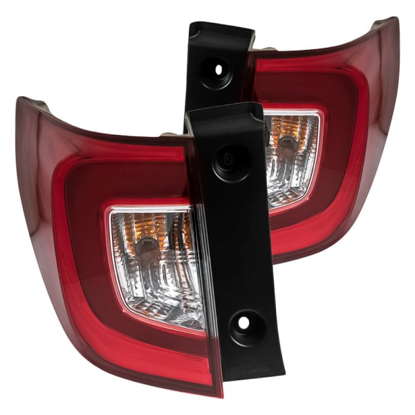 DIY Solutions® - Driver and Passenger Side Outer Replacement Tail Lights, Honda Pilot