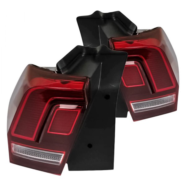 DIY Solutions® - Driver and Passenger Side Outer Replacement Tail Lights, Volkswagen Tiguan