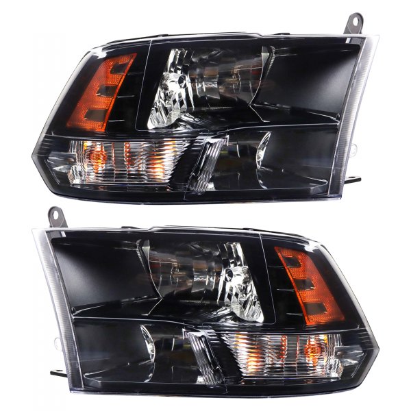 DIY Solutions® - Driver and Passenger Side Replacement Headlights, Dodge Ram