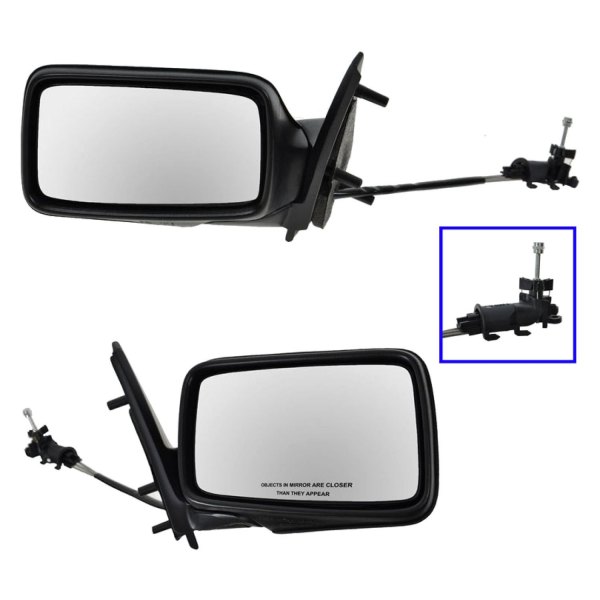 DIY Solutions® - Driver and Passenger Side Manual Remote View Mirror Set