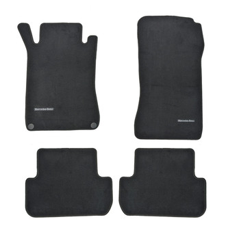 DIY Solutions® - 1st & 2nd Row Black Carpet Floor Mat Set