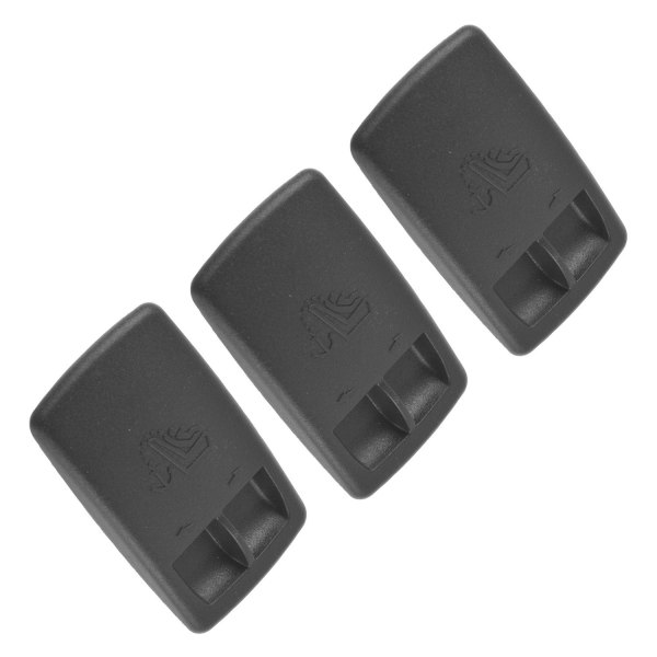 DIY Solutions® - Seat Belt Anchor Plate Cover, Black, 3-Piece