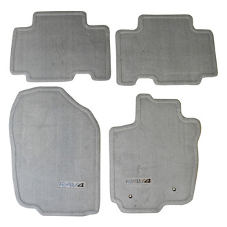 DIY Solutions® - 1st & 2nd Row Ash Gray Carpet Floor Mat Set