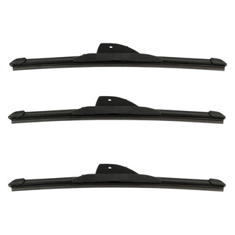 DIY Solutions® - Driver (13"), Passenger Side (13") and Rear (13") Black Wiper Blade Set
