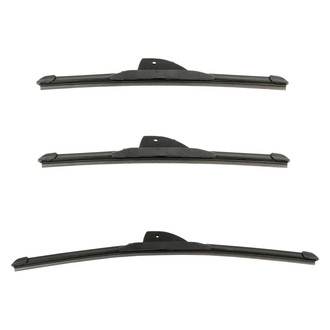 DIY Solutions® - Driver (13"), Passenger Side (13") and Rear (18") Black Wiper Blade Set