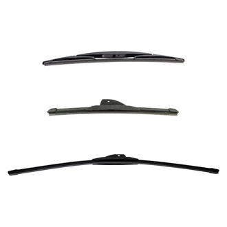 DIY Solutions® - Driver (24"), Passenger Side (13") and Rear (14") Black Wiper Blade Set