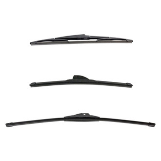DIY Solutions® - Driver (22"), Passenger Side (16") and Rear (14") Black Wiper Blade Set
